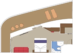 Balcony-Suite diagram