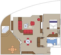 Yacht Club Owner Suite diagram